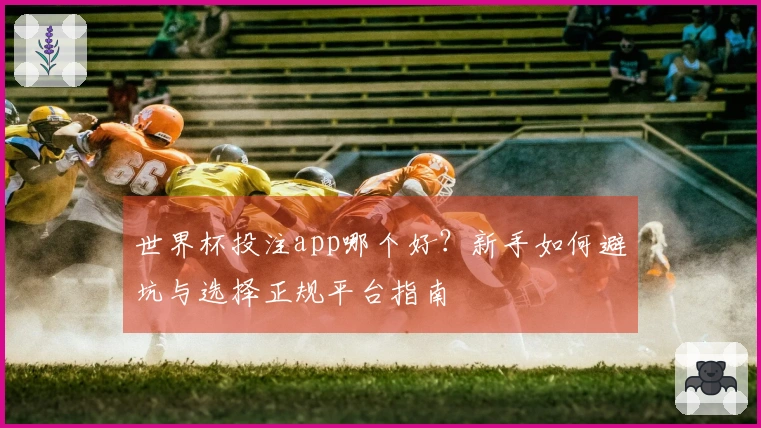 世界杯投注app哪个好？新手如何避坑与选择正规平台指南